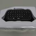 MoKo Green Backlight Keyboard for Xbox One Controller, Xbox Series X/ S, Wireless Gaming Chatpad Keypad with USB Receiver&3.5mm Audio Jack, Xbox Accessories for Xbox One/ One S/ Elite/ 2 Controller, Black