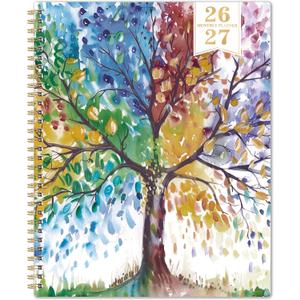 2026-2027 Monthly Planner - 2026-2027 Planner from January 2026 - December 2027, 8.5'' x 11'', 2 Year Monthly Planners with Double-Side Pocket, 24 Tabs