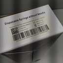 3ml Syringe with Luer Lock Tip, Disposable, Individually Sealed, TKMD, Box of 100, (No Needles Included)