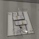 4Pack 7.8inch Under Cabinet Lighting, Rechargeable Motion Sensor Light Wireless Indoor, Dimmable 3 Color Temps Closet Lights with Remote, Under Counter Lights for Kitchen, Stairs, Bookshelf