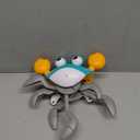 control future Crawling Crab Baby Toy - Infant Tummy Time Toys 3 4 5 6 7 8 9 10 11 12 Babies Boy 3-6 6-12 Learning Crawl 9-12 12-18 Walking Toddler 36 Months Old Music Development 1st Birthday Gifts (Green)