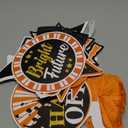 KatchOn, Orange and Black Graduation Centerpieces for Tables 2025 - Pack of 9 | Black Graduation Centerpieces 2025 for Graduation Decorations 2025 | Orange and Black 2025 Graduation Decorations