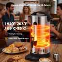 OSTBA 950W Commercial Coffee Urn 50 Cup / 8.3L 304 Stainless Steel Percolator Coffee Pot, Double-Wall Hot Water Dispenser Electric Coffee Maker Fast Brewing for Home, Office, Catering & Small Events (EXP 02/04/26)