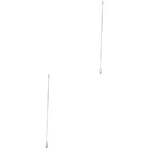 Uonlytech 2pcs Vertical Blind Tilt Replacement Stick Blind Rod with Hook for Convenient Window Control