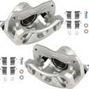 KUSATEC 19B3128 19B3129 Front Disc Brake Caliper Assembly with Bracket Fit for Lexus ES350 2007-2012,2016-2018,Toyota Avalon 2008-2018,Camry 2007-2017, Both Driver and Passenger side
