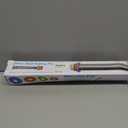 Adjustable Rolling Pin with Thickness Rings for Baking, Stainless Steel Designs Dough Roller Pins for Cookie Decorating Baking Supplies Fondant Cake Baker (Silver)