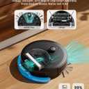 Lefant LiDAR Robot Vacuum and Mop, Smart Mapping and Obstacle Avoidance, Tangle-Free Pet Hair, 2.4G/5G WiFi App Control, Slim Design for Wider Coverage, Carpet Detection, M330 Pro