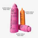 Tanologist SPF 50 Super Shield Face Fluid, Broad Spectrum SPF Sunscreen, Lightweight Face Sunscreen With Antioxidants & Hyaluronic Acid, No Fragrance, 1.69 fl. oz/50 ml Bottle