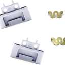 Adhiper Replacement Headband Hinge Clip Cover + Pin Repair Parts Kits Compatible for Solo3 Wireless Solo2 Wireless Over-Ear Headphones (White)