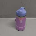 Hydro Flask Kids Water Bottle for School - Stainless Steel and Insulated with Straw Cap - 12 Oz in Anemone Purple