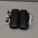 Aecooly Slim Portable Fan 2 Pack, Thin Handheld Fan, USB Rechargeable Mini Personal [24H Max Cooling Time], Battery Powered Small Foldable Pocket for Travel, Summer, Gifts for Women -Black