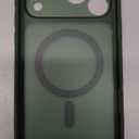 TOCOL for iPhone 17 Pro Max Phone Case, Full Camera Protection, Built-in Magnetic Ring, Compatible with Magsafe Charger, Translucent Matte Phone Case for 17 ProMax 6.9 inch (Alpine Green)