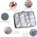 6 Set Packing Cubes for Suitcases Travel Luggage Packing Organizers,Travel Essentials Luggage Organizer for Travel Accessories Shoe Bag Tioletry Bag Laundry Bag (Grey) (Gray)