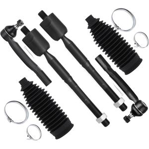 SCITOO 6pcs Front Suspension Kit Inner Outer Tie Rod Ends w/Steering Boots fit for 2004-2006 for Lexus ES330 2004-2006 for Toyota Camry 2004-2008 for Toyota Solara