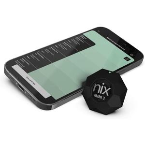 Nix Mini 3 Color Sensor Colorimeter - Portable Color Matching Tool - Dust Debris and Splash Resistant (IPX4) - Identify and match paint and digital color values instantly