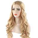 Acecharming Long Platinum Blonde Wigs Braid Women, Girl's Charming Synthetic Party Costume Cosplay Wig With Wig Cap