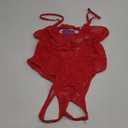 Avidlove Sexy Lingerie for Women Lace Teddy Bodysuit Deep V Cut Out Babydoll One Piece lingerie XXL