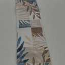 DECOMALL Jasmine Door Mat 2x3ftWashable Small Rugs Multi, Colorful Modern Foldable Palm Leaf Carpet for Entrance, 24"x36", Multi