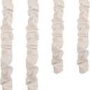 4 Pcs Fabric Cord Cover 6 Feet and 4 Feet Chain Cable Sleeve Chandelier Lighting Wire Cord Cover for Lamps Light Fixtures Lighting Wires Cable Management