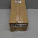 Toothbrush Holders with Sliding Lid for Bathroom Counter Organizer, Tooth Brush Toothpaste Holder for Bathroom Vanity Makeup Brushes Holder-White