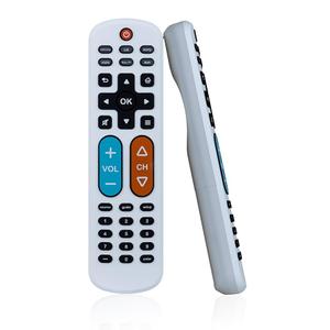 BigEZ OneTouch Big Button Universal TV Remote for Seniors, Easy to Use, Replacement Remote for Samsung, LG, Sony, Vizio, Roku TV, Streaming Players, Backlit Buttons, 2 Device, White, 84666