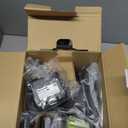 Panasonic Cordless Phone with Advanced Call Block, Link2Cell Bluetooth, One-Ring Scam Alert, and 2-Way Recording, Answering Machine, 4 Handsets - KX-TGF944B (Black)