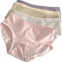 5-Pack Womens Cotton Bikini Panties, Ultra Soft Breathable Underwear (Large)