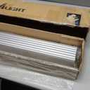 Nilight Door Threshold Ramp, 4" Rise Portable Aluminum Wheelchair Door Entry Ramps for Sheds Doorways Home Steps