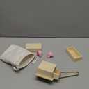 Sorting Stacking Wooden Toys for Toddlers, Montessori Pig Toy Toddler Sensory Bin Tool Toys, Wood Farm Toy House Fine Motor Skill Early Learning Preschool Educational Gift for Kids