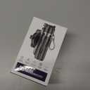 MQOUNY for Magsafe Tripod Stand for iPhone, Portable Pocket Size Selfie Stick with Rechargeable Remote and Metal Ring, Extendable Detachable Cell Phone Tripod Compatible with iPhone/Android (Black)