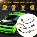 Tail Light Conversion Harness for Dodge Challenger 2008-2014 to 2015+ LED SRT Taillights Plug & Play Adapter for Factory Tail Light Upgrade