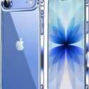 2 x Mkeke for iPhone Air Case Clear, [Not Yellowing] [Military-Grade Drop Protection] Protective Clear for Apple iPhone 17 Air Case with Shockproof Bumper 2025