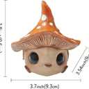 Mushroom Outdoor Garden Decor Statue Garden Gnomes Statues for Home Desk, Yard, Patio, Backyard, Fairy Garden, Balcony,Lawn Ornament,Mothers Day, Birthday Gifts for Women, Grandma, Mom