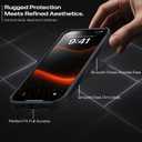 TEAM LUXURY Case for iPhone 15, 6.1 Inch [Military-Grade Drop Protection] Shockproof Rugged Protective Phone Cover, Non-Slip Grip - Wireless Charging Compatible - (Black)