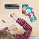 2 x Art Creativity Mini Mermaid Scale Notebooks, Pack of 12, Small Spiral Notepads with Metallic Covers, Cute Stationery Supplies for School & Office, Fun Birthday Party Favors, Goody Bag Fillers for Kids