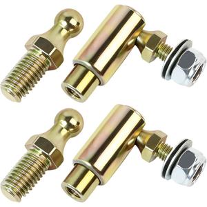 2 Sets Throttle Disconnect, Quick Release Ball Joint, 10-32 in Female Thread Compatible with Allstar Throttle Cable Ball End, Throttle Cable End, Steel Carburetor Connecting Rod