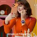 ORNARTO Compatible with iPhone 17 Pro Max Case 6.9", Slim Liquid Silicone 3 Layers Soft Gel Rubber Shockproof Protective Cover with Anti-Scratch Microfiber Lining-Orange