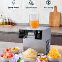 Snowflake Ice Machine, THXSUN 360W Commercial Shaved Ice Maker, 140lbs/24H Rapid Cooling Snowflake Ice Machine, Food-Grade Stainless Steel Snow Ice Maker for Restaurant, Caf, Bar, Party