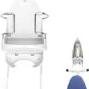 Alpinista Ironing Board Hanger Wall Mount Ironing Board Holder Wall Mount for Laundry Rooms Storage Organizer, White