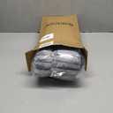 BALANCE Cat Bed Kitten Bed, Washable Round Cat Beds for Indoor Cats, Super Soft Plush Faux Fur Pet Bed for Puppy and Kitten with Anti-Slip Bottom (Grey, 20.0"L x 20.0"W x 8"Th)