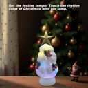 RGB Small Christmas Trees Lights cotton products,12.5in,With Remote and APP,Timer Function, Dimmable mini christmas tree Light for room decoration Holiday Decoration Best Desk Tabletop Decoration