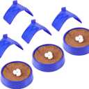 Pigeon Supplies Set,3Pcs Bird Breeding Nest Bird Eggs Mat,4 Pcs Pigeon Stand Dove Rest Stand,9 Pcs White Solid Plastic Eggs for All Kinds of Pet Nests