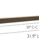 Design House Millbridge 30-inch Towel Bar for Bathroom, Heavy Duty Towel Racks for Wall - Bathroom Towel Holder in Oil Rubbed Bronze Finish, Design House 539221