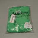 Aamikast Button Up Pajama Set for Women Shorts Short Sleeve Knit Sleepwear 2 Pice Pjs Sets (Green, L)