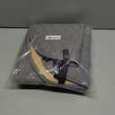 ENOGE Car Seat Cover, Front Car Seat Covers, Driver Seat Protector with Soft & Breathable Cloth Fabric for All Seasons Universal Fits Most Automotive, Van, SUV, Truck (Gray,1 Front) (Linen-Gray-5)