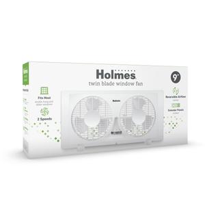 Holmes Twin Blade Window Fan 9"