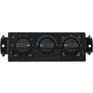 DICMIC Front A/C Heater Climate Control Module Compatible with 1999-2002 Chevrolet Silverado 1500 2500 GMC Sierra 1500 2500 2001-2002 Chevrolet Silverado 1500 HD 2500 HD Replace# 599-218, 15054697