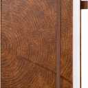 CAGIE Lined Journal for Men Women, Tree Growth Ring Leather Bound Journal Notebook, 256 Pages 100 GSM Journals for Writing, A5 Hardcover Journaling Notebooks for Work, Note Taking