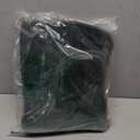 OLANLY Memory Foam Toilet Rugs U-Shaped 24x20, Ultra Soft and Absorbent Bathroom Rugs, Non-Slip, Comfortable, Machine Washable Contour Bath Mat for Toilet Base, Home Decor Accessories, Dark Green