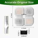 Cat Water Fountain Filter,Compatible 101oz/3L Crystal Stainless Steel Pet Water Fountain,Cat Fountain Replacement Filter 6 Set